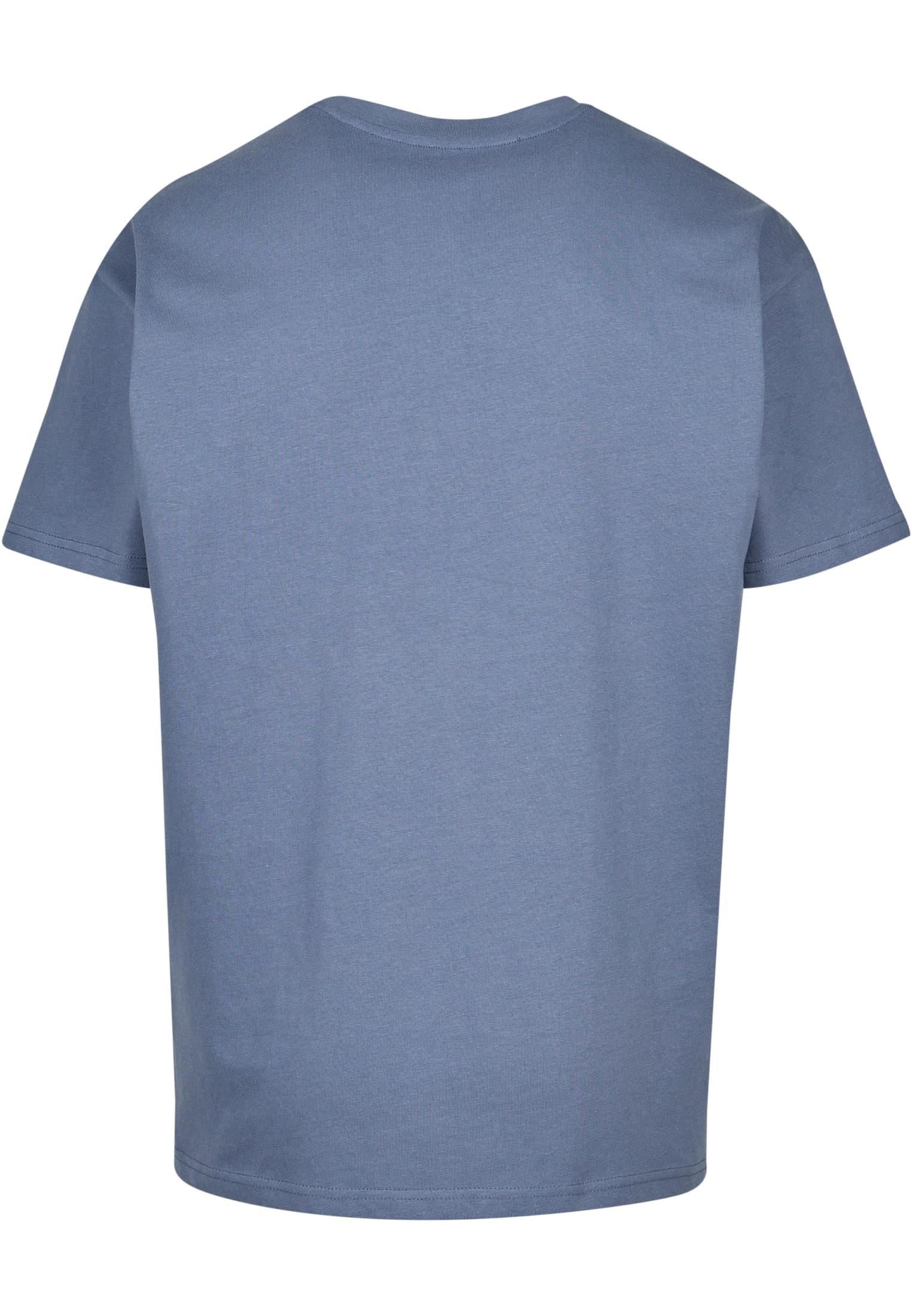 Build Your Brand Heavy Oversized T-Shirt – Vintage Blue – product view 8