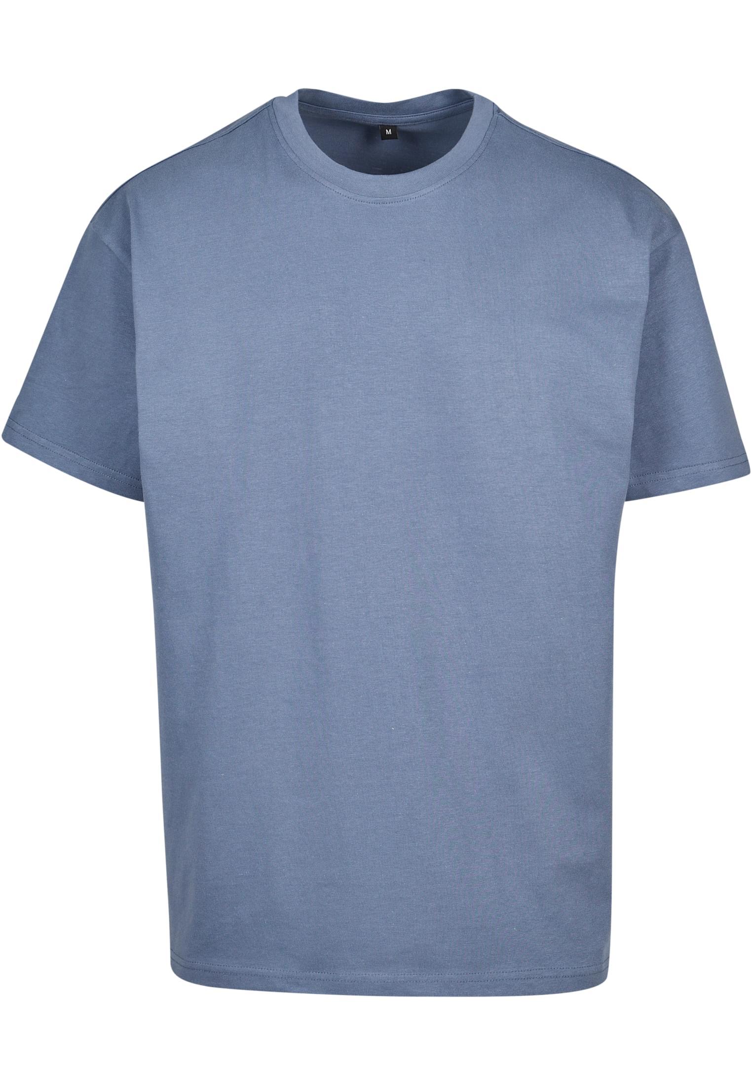 Build Your Brand Heavy Oversized T-Shirt – Vintage Blue – product view 6