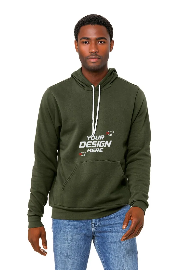 Bella+Canvas Unisex polycotton fleece pullover hoodie
