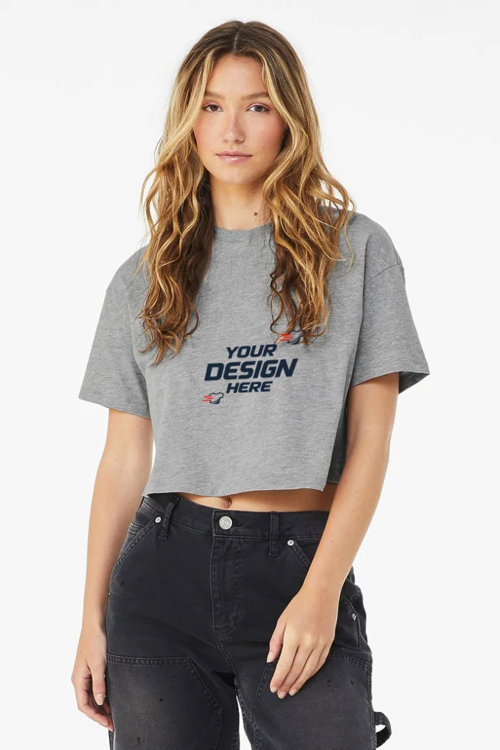 Bella+Canvas Women’s Jersey crop tee