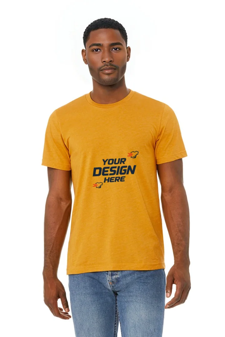 Bella+Canvas Unisex heather CVC short sleeve t-shirt